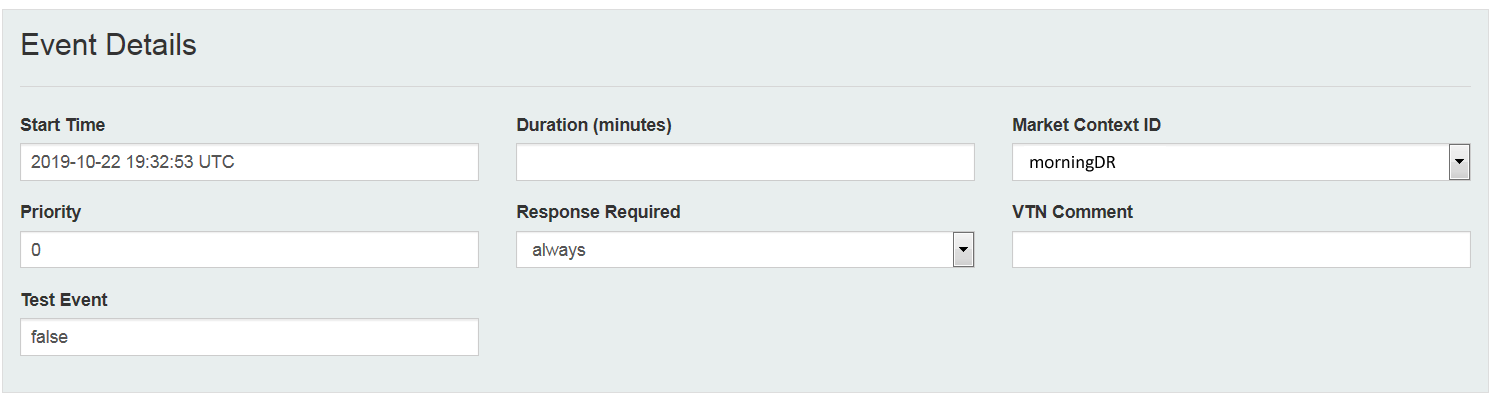 marketConEv Using Market Context in Open ADR